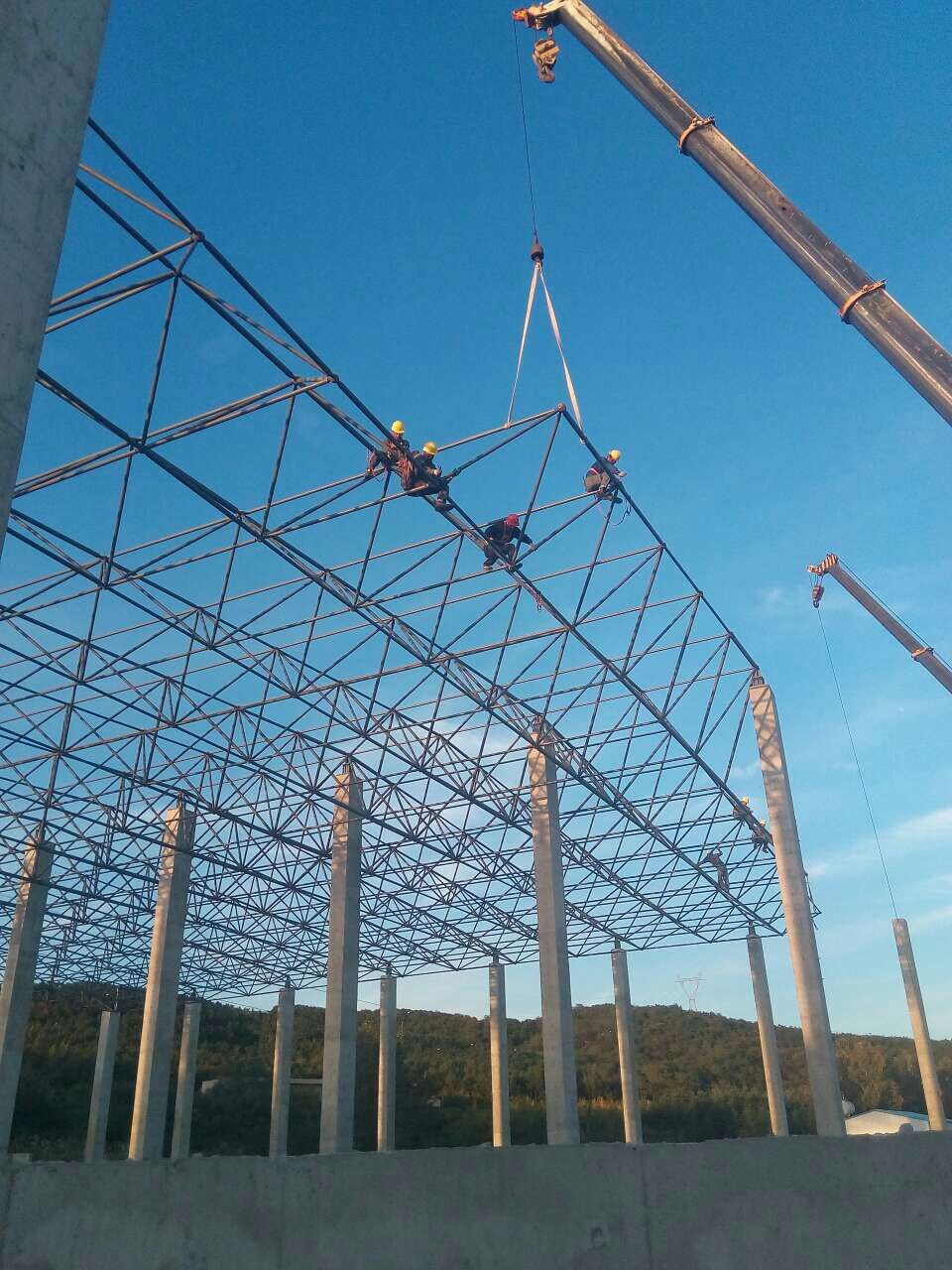 淮安汪清物流园网架